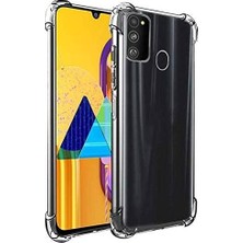 Galaxy M30S Şeffaf Airbag Antishock Silikon Kılıf