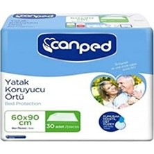 Canped 60X90 cm 30LU Yatak Koruyucu Örtü
