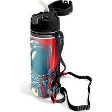 Pipetli Alüminyum Matara (600 Ml)