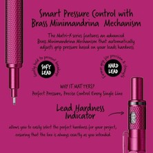 Office Matri-X Versatil 0.7 mm Metalik Pembe Şeffaf Amb.