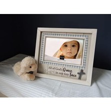 Abbey & Ca Hediye Bir Küçük Yüz Bebek Çerçevesi Şövale Arkası ve Askısı ile