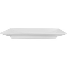 Beyaz Gurme Tabağı 29CM