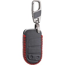 Alisveristime (Jeep Renegade,compass,grand Cherokee, Chrysler,wrangler, Uyumlu) Deri Anahtar Kılıfı