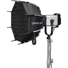 AS-045 Izgaralı ve Gridli Softbox, 45 cm Siyah