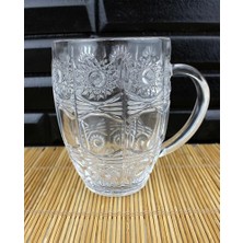 2li  Lüks Cam Kupa Büyük Boy Kupa 500ML