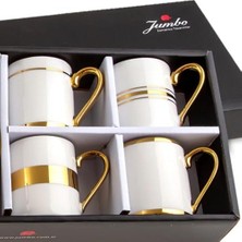 Luces Gold 4 Kişilik Kahve Fincan Takımı