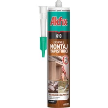 Empressco Şeffaf Sıvı Çivi Dolap Toplama Ekspres Montaj Yapıştırıcı 610 310 ml