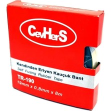 Empressco Kendinden Eriyen Kauçuk Bant 19MM 8 Metre Elektrik Bandı