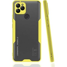 General Mobile Gm 21 Uyumlu Kılıf Mat Kamera Korumalı Silikon Platin