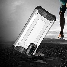 Xiaomi Poco M3 ile Uyumlu Çift Katman Koruyucu Crash Military Tank Kılıf - Kırmızı
