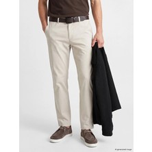 LC Waikiki  Lcw Southblue Bej Regular Fit Keten Karışımlı Erkek Pantolon