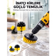 Shoppingfestr Yüksek Devirde Etkili Temizlik Sağlayan Matkap Ucu Fırça Seti Tk