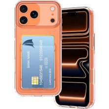 Hype Store - iPhone 17 Pro ile Uyumlu Apple Kılıf Kamera Koruma ve Köşe Korumalı Kartlıklı Cüzdanlı Darbe Emici Kapak