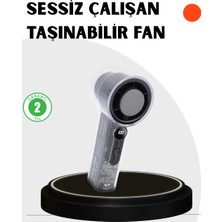 Shoppingfestr Kompakt Dijital Ekranlı Fan | 100 Seviye Hız + Sessiz Çalışma Tk