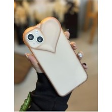 Hype Store Iphone 13 ve 14 ile Uyumlu Kalp Model Şeffaf Kılıf