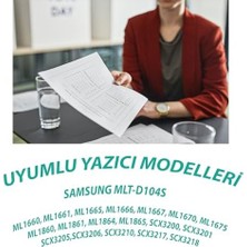 Hype Store Ysy ML1660 ML1665 MLT-D104S ML1670 ML1675 1500 (1.5k) Sayfa Verimli Çipli Muadil Toner (Siyah)