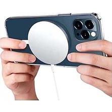 Hype Store iPhone 15 Pro Max Için Magsafe Özellikli Çok Şık Şeffaf Kılıf Kablosuz Şarj Özellikli iphone 15 Promax Uyumlu