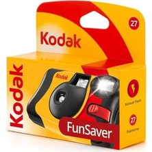 Fun Saver 27 + 12 3920949 Tek Kullanımlık Kamera (3 M Flaş Aralığı, 135 Film Formatı, 800 Film Hassasiyeti (Iso), 39 Adet Resim) Sarı/gri/kırmızı