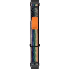 Hype Store Garmin ile Uyumlu Travel Loop 26MM Kumaş Kordon Fenix ​​8 Amoled 51MM/​​8 Mıp 51MM/​​7X/​​7X Pro/​​6x/​​6x Pro/5x/5x Plus/enduro 3/2 Için Hafif Yapılı Cırt Cırt Tasarım Rahat Kayış