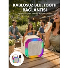 Armüz Karaoke Mikrofon Hoparlör Seti 6 Saat Kullanım Süresi Yeni Nesil