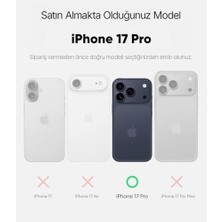 Hype Store iPhone 17 Pro ile Uyumlu Crystal Clear (Ultra Şeffaf Silikon) Kılıf Arkası Sert Polikarbonat Kenarları Yumuşak Tpu Darbe Emici Iç Hava Yastığı Destekli Kapak (17 Pro)