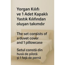 Hype Store Ezgi Tek Kişilik Nevresim Takımı, 160 x 230 Cm, Siyah, 1 Yastık Kılıfı Dahil