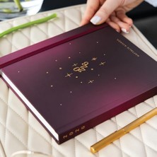 Hype Store 2026 Dikey Haftalık Ajanda 12 Aylık Sert Kapak 18 x 20 cm - Bordo