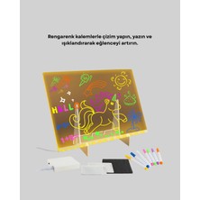 Shoppingfestr Çocuklar ve Yetişkinler Için USB LED Işıklı Çizim Panosu Tk