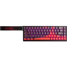 Aula WIN68 He Max Manyetik Klavye Rapid Trigger Wing Chun Switch 8000Hz Rgb Tkl Hot Swap Oyuncu Klavyesi Kırmızı