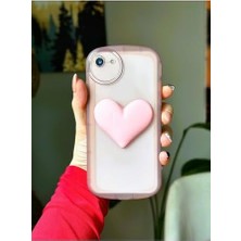 Hype Store Iphone 7-8 - Se 2020 ile Uyumlu 3D Oyuncak Kalp Model Şeffaf Kılıf