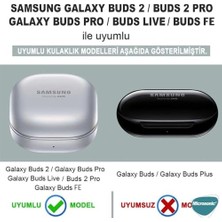 Hype Store Galaxy Buds Fe Için Kılıf Darbeye Dayanıklı Sert Koruyucu + Askılık Siyah [galaxy Buds Fe ile Uyumlu Kılıf - Siyah]
