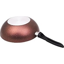 Rosetta Çikolata Gold 28CM Wok Tava