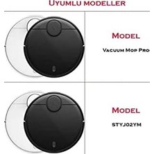 Hype Store ,  Pro ile Uyumlu 2li Beyaz Yan Fırça, Xiaomi  STYTJ02YM Viomi V2 Viomi V2 Pro Viomi V3 Viomi Se ile Uyumlu 2 Adet Beyaz Yan Fırça