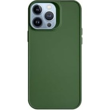 Hype Store Kamera Korumalı Darbeye Dayanıklı Renk Atmayan Keep Silikon Kılıf Haki iPhone 13 Pro Max ile Uyumlu