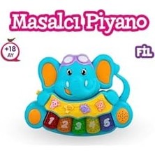 Hype Store Birlik Toys Türkçe Masalci Fil Piyano Çocuk Oyuncagi