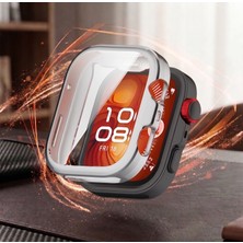 bbtech Huawei Watch Fit 5 Pro Ekran Koruyuculu Silikon Kasa Koruyucu Tam Kaplama Darbe Önleyici Kılıf