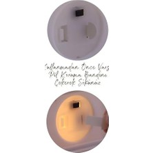 Hype Store 24 Adet LED Mum Tealight Mini Dumansız Pilli Alevli Dekoratif Yapay Mum Işıldak Beyaz 1036-2