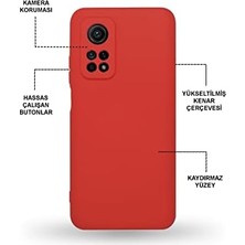 Hype Store Xiaomi Mi 10T Pro ile Uyumlu Kapak Kamera Korumalı Içi Kadife Lansman Silikon Kılıf - Siyah