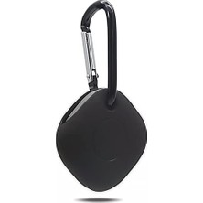 Hype Store Galaxy Smarttag Ile Uyumlu Kancalı Silikon Koruma Şık ve Ergonomik Tasarım Kılıf, Siyah