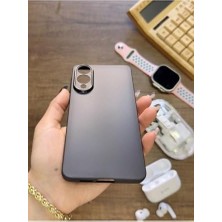 Hype Store Süper Ince Mat Ultra Thin Silikon Kılıf Siyah  Galaxy S25 Edge ile Uyumlu
