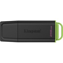 Kingston DTXG2-256GB 256GB Portable USB 3.2 Gen 1 Datatraveler Exodia Black-Green Flash Bellek (Kdo)