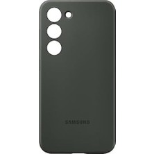 Hype Store Silicone Akıllı Telefon Kılıfı EF-PS916 Galaxy S23+ Için, Cep Telefonu Kılıfı, Silikon, Çizilmez, Ince Tasarım, Haki