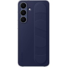 Hype Store Galaxy S25 Fe Standlı Kordonlu Silikon Kılıf, Lacivert