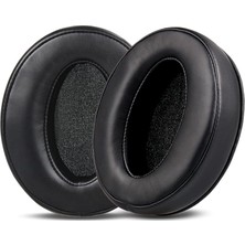 Kılıf Benim Sennheiser HD450BT HD458BT HD350BT HD4.50BTNC HD4.40BT HD4.30G HD4.20S HD400S Uyumlu Yedek Kulak Pedi, Hafızalı Köpük ve Yumuşak Pu Deri, Siyah (1 Çift)