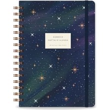 Hype Store A5 Spiralli Süresiz Planlayıcı Ajanda Galaksi - 15X21