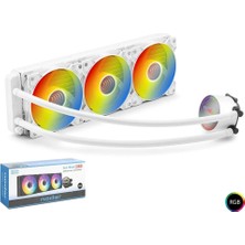 Nodar ND2506 Sıvı Soğutma Fan 360 Argb 36CM Beyaz (Kdo)