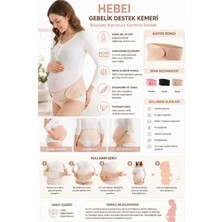 Hebei Hebeı Gebelik Destek Kemeri – Ayarlanabilir Hamile Göbek Bandı | Bel, Sırt ve Karın Desteği | Günlük Kullanım Için Beden : Xl Renk: Kayısı Rengi & Pembe