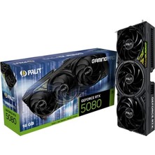 Palit Nvidia Geforce RTX5080 Gamingpro 16GB 256BIT Gddr7 Ekran Kartı NE75080019T2-GB2031A (Kdo)