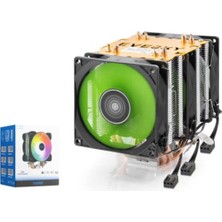 Nodar ND2605 Cpu Kule Tipi Işlemci Soğutucu Üç Fanlı 90 mm Siyah (Kdo)