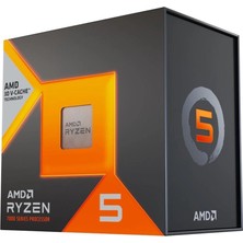 Amd Ryzen 5 7500X3D Box 6 Core 4.00-4.50GHZ 104MB Cache 65W Am5 Soket Kutulu Işlemci (Kdo)